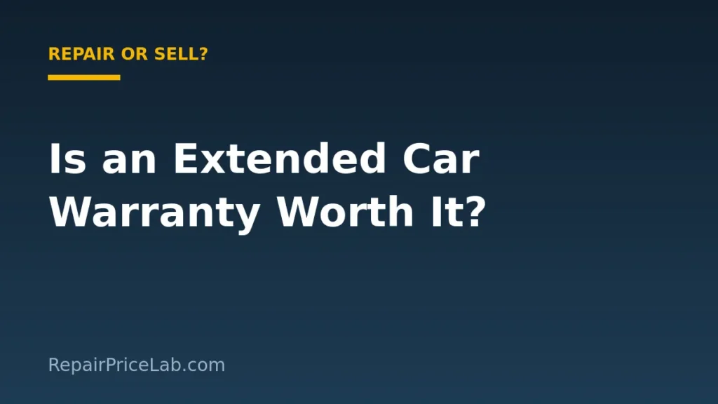 Is an extended car warranty worth it? Breakdown with real repair costs